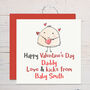 Happy Valentine's Day Daddy Love From Bump Card, thumbnail 2 of 2