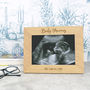 Baby Scan Solid Oak Photo Frame, thumbnail 2 of 3
