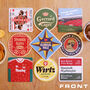 Liverpool Beer Mats, Nine Double Sided Mats, 18 Designs Total, Football Fan Gift, thumbnail 1 of 12