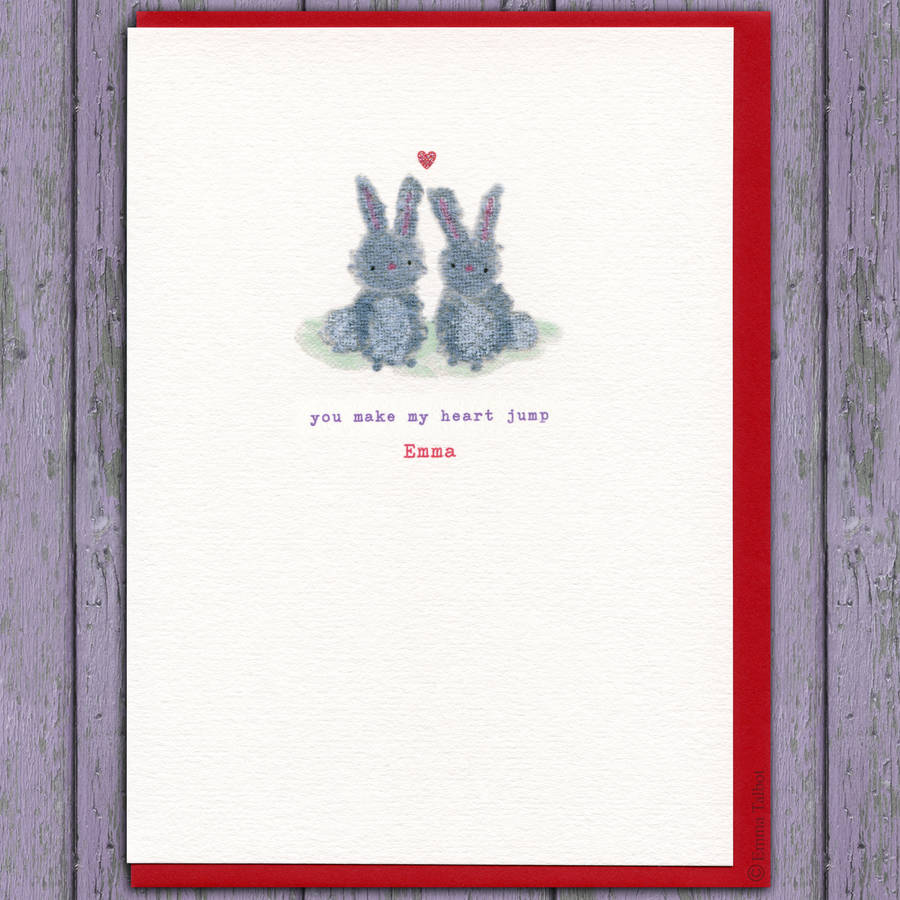 Bunny Anniversary Or Pick Your Favourite Wording Card, 1 of 12