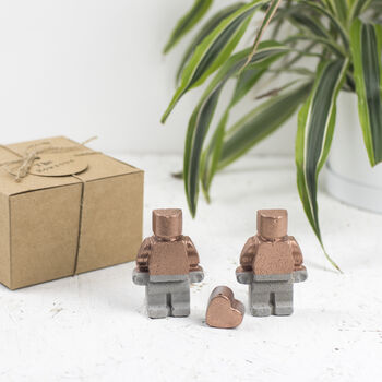 Robot Copper Concrete Family Set Variations Available, 2 of 12