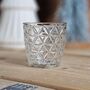 Clear Ridge Glass Tea Light Holder, thumbnail 2 of 4