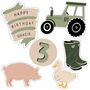 Personalised Farm Magnets Birthday Letterbox Card, thumbnail 4 of 5