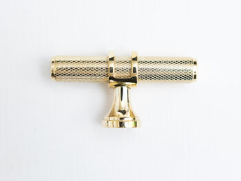 Solid Brass Knurled Kitchen Pull Handles And Knobs, 8 of 12