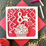 Personalised Cupcake 8th Birthday Card, thumbnail 2 of 4