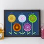 Personalised Family Flowers Print Family Gift, thumbnail 2 of 12