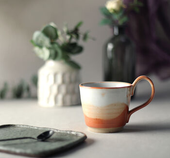 Handmade Ceramic Mug Terracotta Colour, 2 of 5