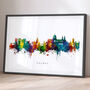 Galway Ireland Skyline Cityscape Art Print, thumbnail 1 of 12