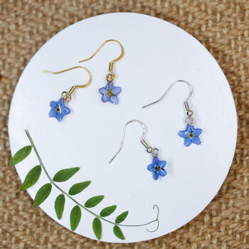Forget Me Not Sterling Silver Or Gold Plated Earrings, 4 of 6