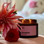 Stargazer Floral Hand Poured Natural Wax Candle, thumbnail 2 of 4