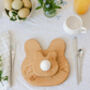 Breakfast Set Bunny Toast Board And Egg Cup, thumbnail 3 of 9
