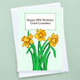 'Daffodils' Personalised Birthday Card, thumbnail 2 of 5