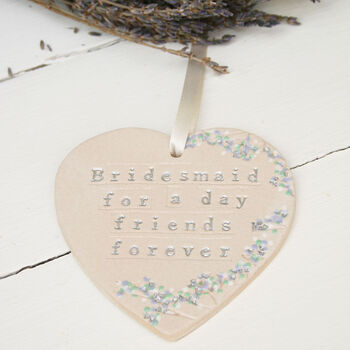Floral Bridesmaid Heart, 4 of 6