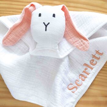 New Mum Gift Box Set With Personalised Baby Comforter, 2 of 10