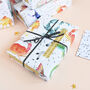 Zodiac Animal Recycled Wrapping Paper Pack, thumbnail 2 of 7