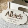Christmas Eve Box Plaque Personalised Crate Sign, thumbnail 1 of 11