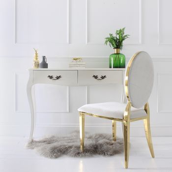 Oval Back Dining Chair In Two Colours By Out There Interiors