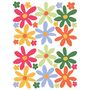 Flower Power Fabric Wall Stickers, thumbnail 2 of 2