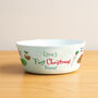 Personalised 1st Christmas Dinner Plastic Bowl, thumbnail 3 of 4