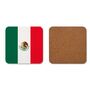 Personalised Set Of Four Flag Coasters With Cork Base, thumbnail 6 of 6