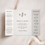 Monogram Gatefold Wedding Invitations, thumbnail 1 of 5