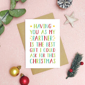 Partner Christmas Card, 3 of 8