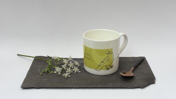 Blackbird Song Bone China Mug, 2 of 9