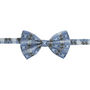 Modern Bow Tie G.P.O 1916 Print In Blue, thumbnail 1 of 5