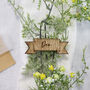 Personalised Ribbon Wooden Place Table Setting, thumbnail 3 of 7