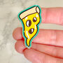 Pizza Slice Enamel Pin Badge Hard Brooch Pins, thumbnail 8 of 9