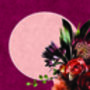Crimson Afterglow – Dramatic Floral Art Print, thumbnail 2 of 7