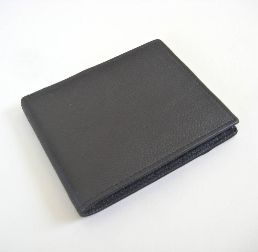 Slim Leather Wallet By Chapel Cards | notonthehighstreet.com
