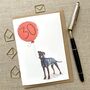 Personalised Manchester Terrier Birthday Card, thumbnail 2 of 4