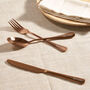 Stainless Steel Personalised Cutlery Set For Him, thumbnail 6 of 10