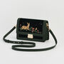 Fawn Embroidered Green Crossbody Bag, thumbnail 4 of 7