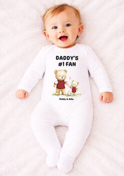 Personalised Daddy’s Number One Fan Football T Shirt, 3 of 9