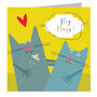 Big Hugs Cats Card, thumbnail 2 of 5