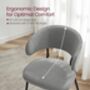 Set Of One/Two Dining Chair Modern Upholstered Chair, thumbnail 3 of 7