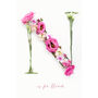 Personalised Floral Initial Letter Print, thumbnail 4 of 7