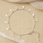 Sterling Silver Star Charm Bracelet, thumbnail 1 of 6