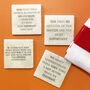 Set Of Four Famous Football Quotes Coasters, thumbnail 1 of 4