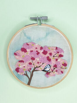 Cherry Blossom Embroidery Kit, 8 of 9