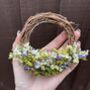 Mini Dried Flower Spring Wreath Mothers Day Gift, thumbnail 2 of 3