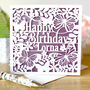 Personalised Butterfly Birthday Card, thumbnail 1 of 3