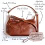 Slouchy Leather Shoulder Bag, thumbnail 6 of 6