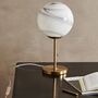 Fauna Marbled Glass Globe Table Lamp, thumbnail 4 of 5