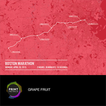 Personalised Boston Marathon Poster, 6 of 12