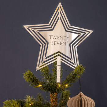 Personalised Company Logo Christmas Tree Topper, 3 of 3