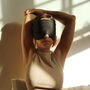 Black Soft And Breathable Tencel Sleep Mask, thumbnail 1 of 5