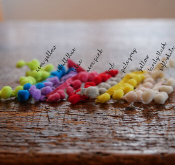 Fairy Light Heart Pom Pom Thoughtful Gift, 7 of 8
